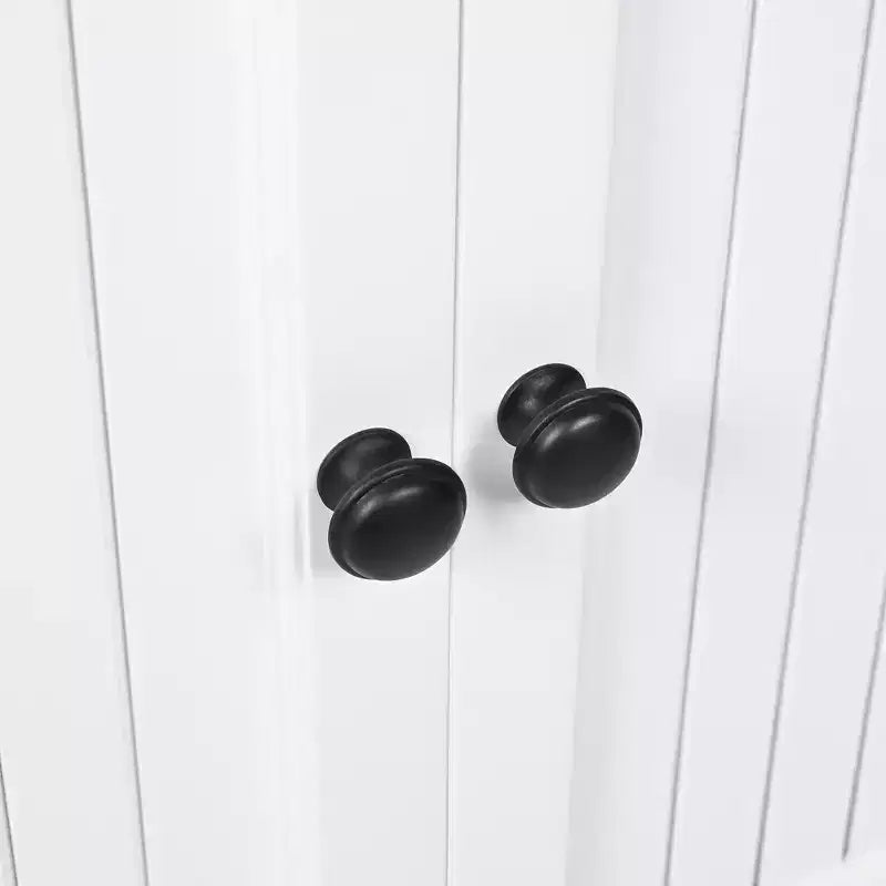 Mobiletto da bagno piccolo da 20" con lavabo, mobiletto da terra in legno con cassetti e ante, bianco