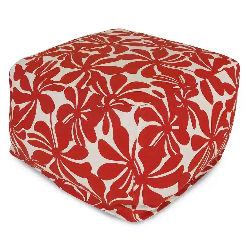 Pouf ottomano, pouf da pavimento decorativo rotondo per soggiorno o camera da letto