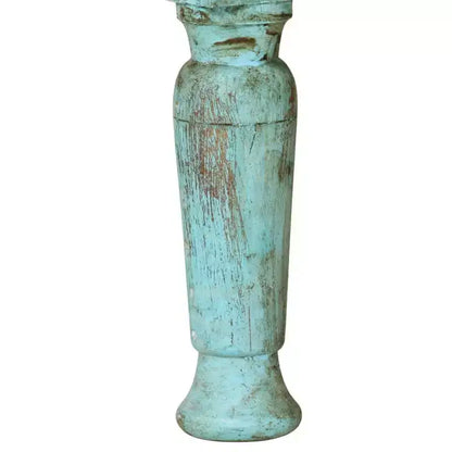 Tavolino da Caffè in Legno Massello Riciclato Multicolore, 110 x 50 x 34 cm