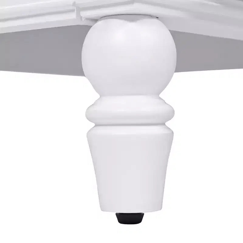 Mobiletto da bagno piccolo da 20" con lavabo, mobiletto da terra in legno con cassetti e ante, bianco