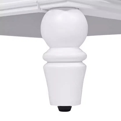 Mobiletto da bagno piccolo da 20" con lavabo, mobiletto da terra in legno con cassetti e ante, bianco
