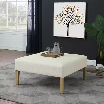Square Coffee Table Ottoman - HomePop