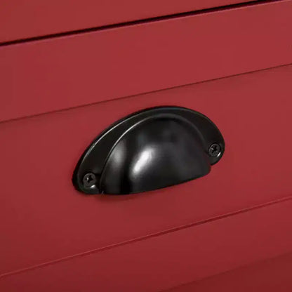 Credenza con 4 cassetti e ripiano inferiore a doghe per cucina o soggiorno