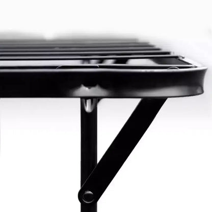 Base e telaio letto premium in acciaio da 14", nero, non è necessaria la rete a molle